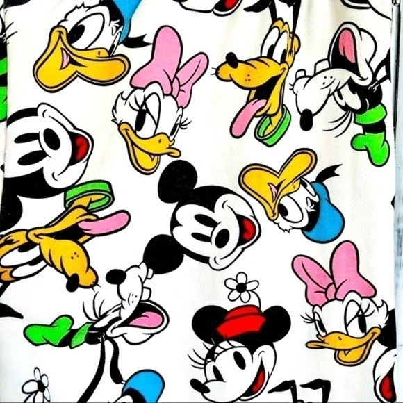 Disney Mickey and Friends Joggers Sweat Pants Drawstring Waist Pockets XL 15-17 - Picture 9 of 15